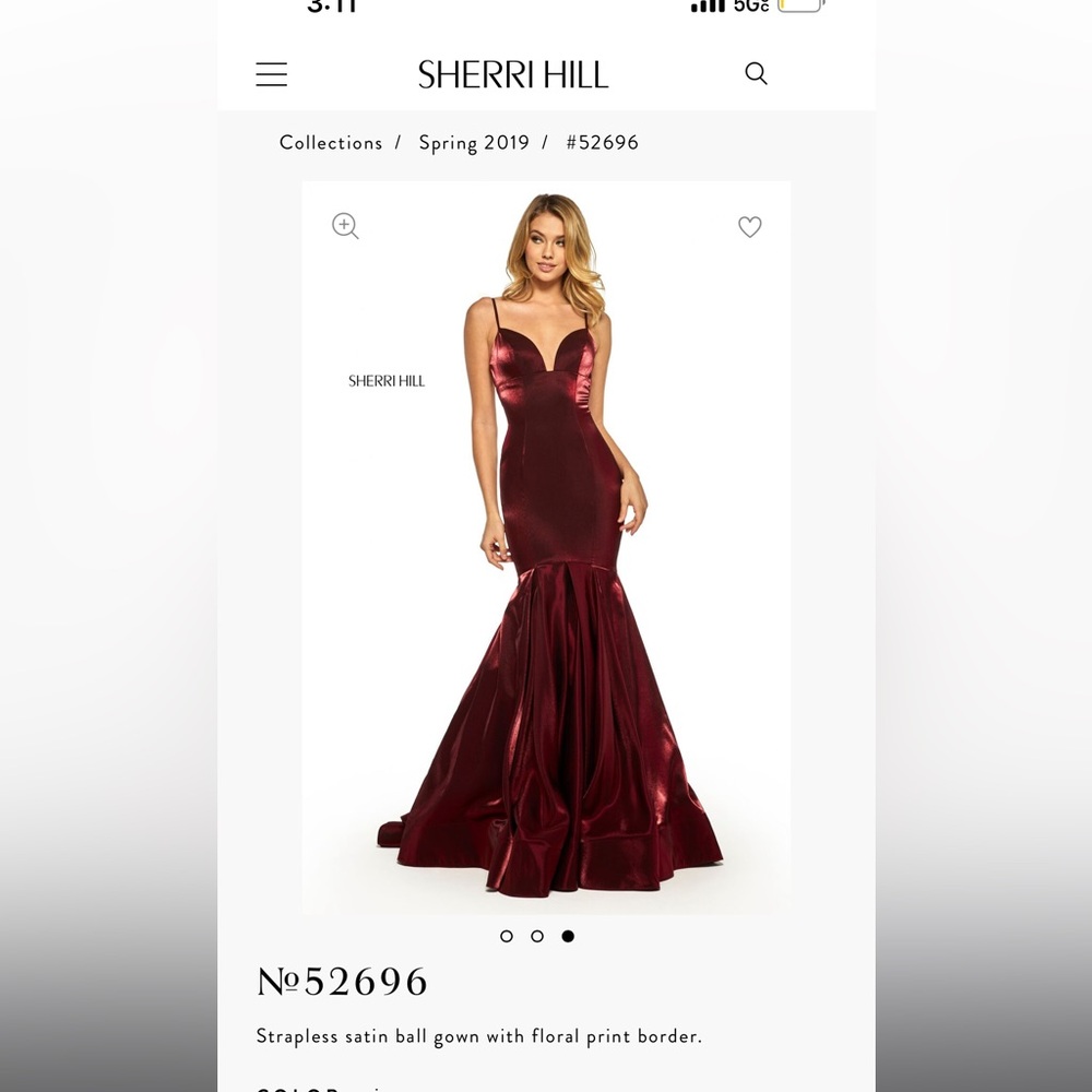 Sherri Hill Prom Dress Size 10 # 52696